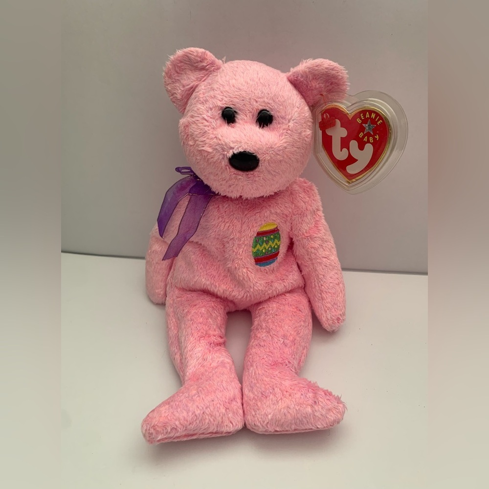 Ty Eggs Easter Bear Beanie
